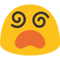 Dizzy Face emoji on Google